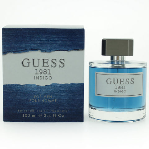 Guess 1981 Indigo by Guess, 3.4 oz EDT Spray for Men