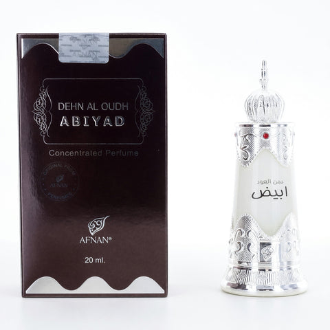 Dehn Al Oudh Abiyad by Afnan, 0.67 oz Perfume Oil for Unisex