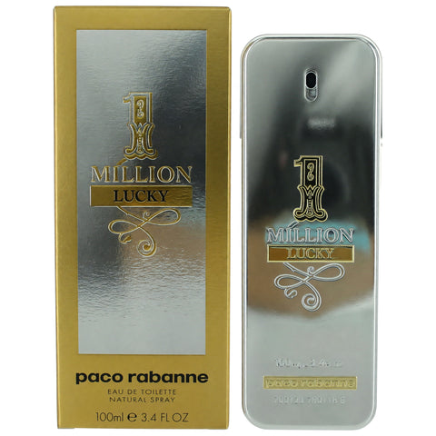 1 Million Lucky by Paco Rabanne, 3.4 oz EDT Spray for Men