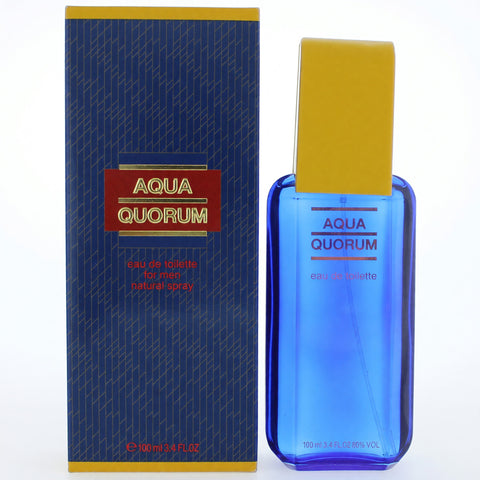 Aqua Quorum by Puig, 3.4 oz EDT Spray for Men