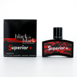 Black is Black Superior by Nu Parfumes, 3.4 oz EDT Spray for Men