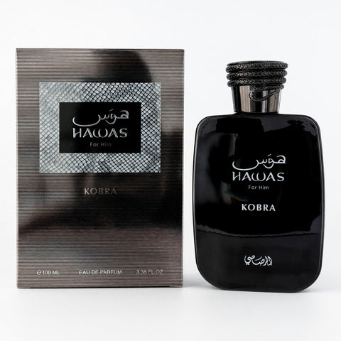 Hawas Kobra by Rasasi, 3.4 oz EDP Spray for Men