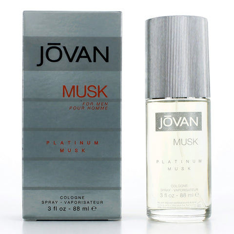Jovan Platinum Musk by Jovan, 3 oz Eau De Cologne Spray for Men