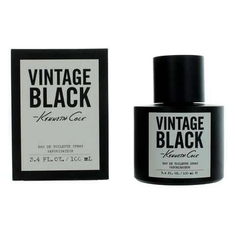 Vintage Black by Kenneth Cole, 3.4 oz EDT Spray for Men