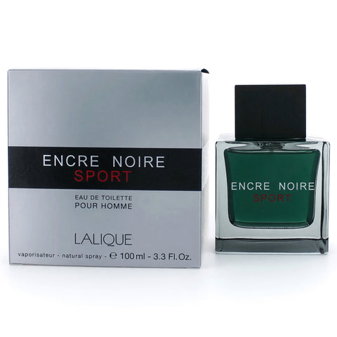 Encre Noire Sport by Lalique, 3 oz EDT Spray for Men
