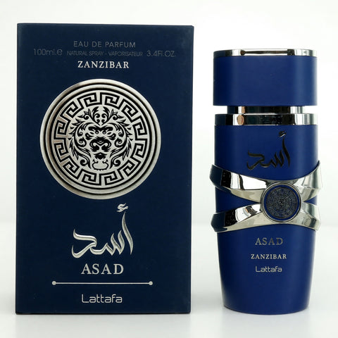 Asad Zanzibar by Lattafa, 3.4 oz EDP Spray for Men