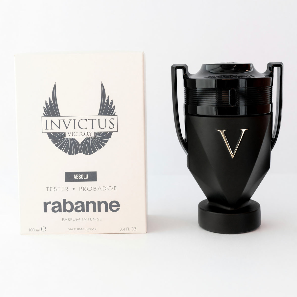 Invictus Victory Absolu by Paco Rabanne, 3.4oz Parfum Intense spray men TESTER