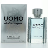Uomo Casual Life by Salvatore Ferragamo, 3.4 oz EDT Spray for Men