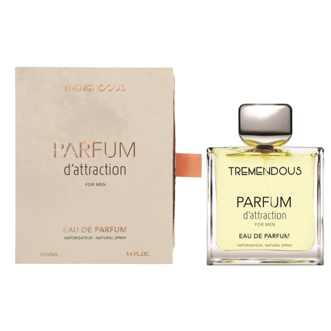 Parfum D'Attraction by Tremendous Parfums, 3.4 oz EDP Spray for Men