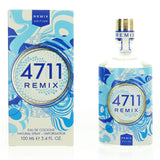 4711 Remix Sparkling Island by Muelhens, 3.4oz Eau de Cologne Spray for Unisex