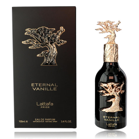 Eternal Vanille by Lattafa, 3.4 oz EDP Spray for Unisex  