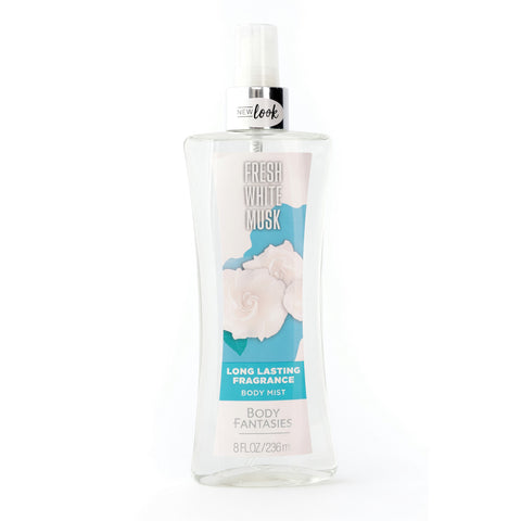 Fresh White Musk by Body Fantasies, 8oz Fragrance Body Spray women