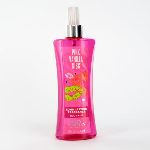 Pink Vanilla Kiss Fantasy by Body Fantasies, 8oz Fragrance Body Spray women