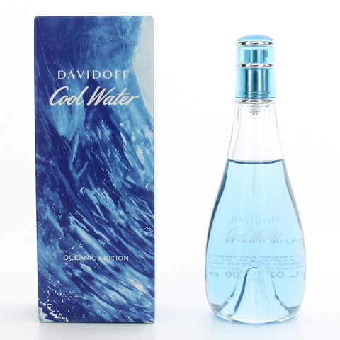 Cool Water Oceanic Edition by Davidoff, 3.3 oz EDT Spray for Women