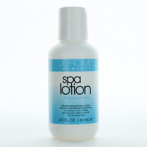 Spa Lotion Fragrance Free by Jerome Moments, 2oz Body Lotion women