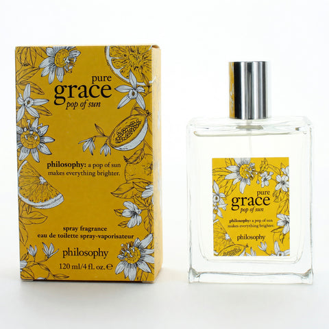 Pure Grace Pop of Sun by Philosophy, 4 oz EDT Spray for Women