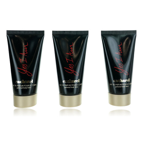 Yes I Am by Cacharel, 1.7oz Body Lotion women - Pack of 3 ( total 5.1oz )