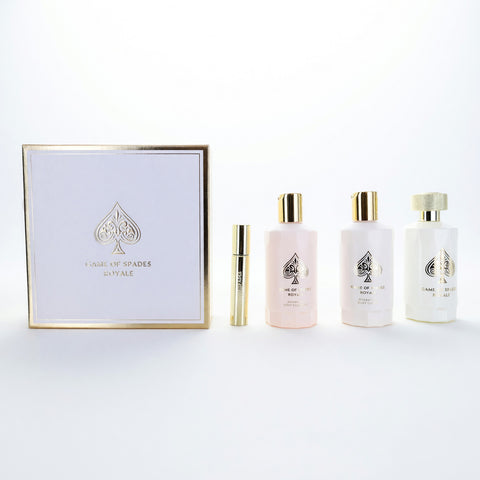 Game of Spades Royale by Jo Milano, 4 Piece Gift Set for Unisex