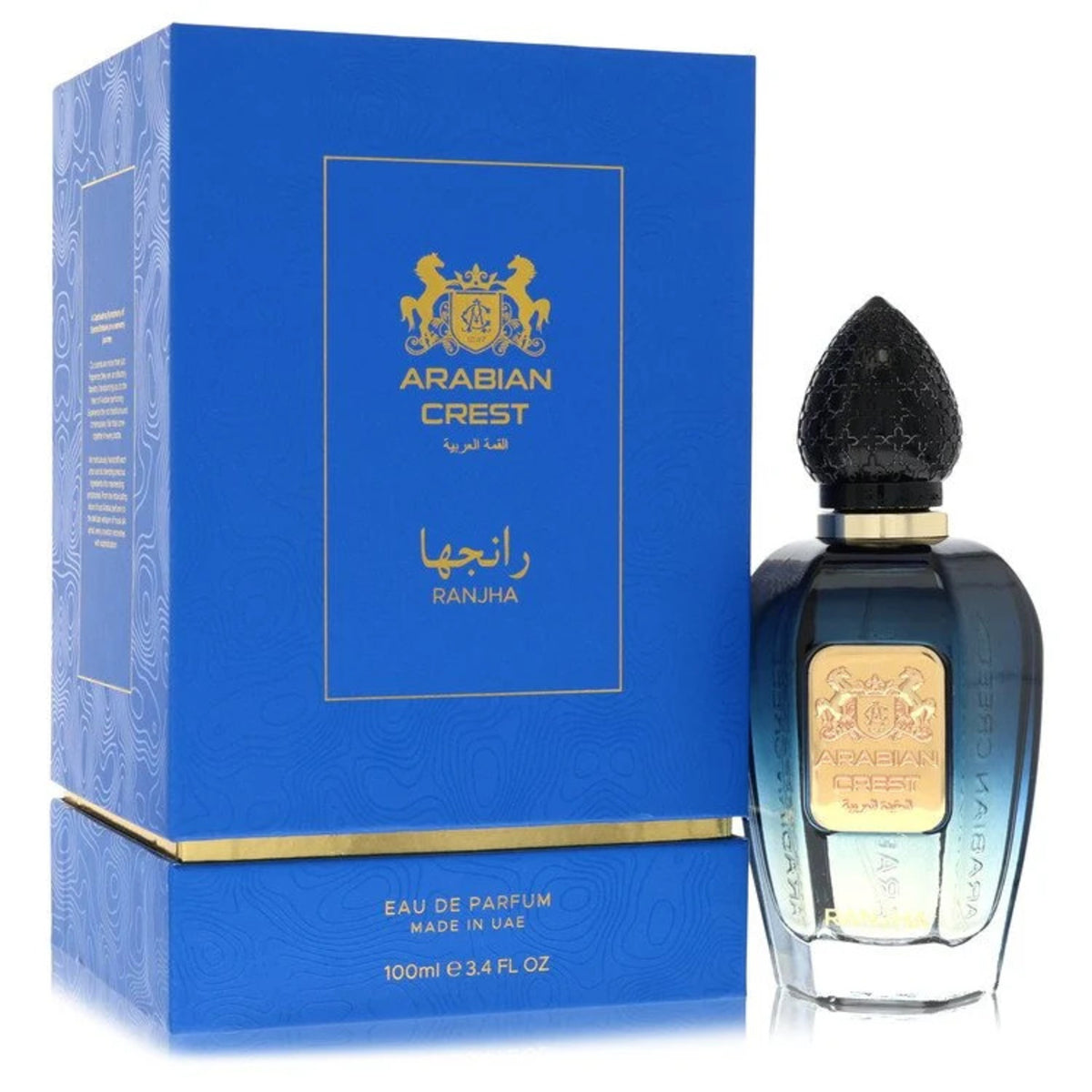Ranjha by Arabian Crest, 3.4 oz Eau De Parfum Spray for Men