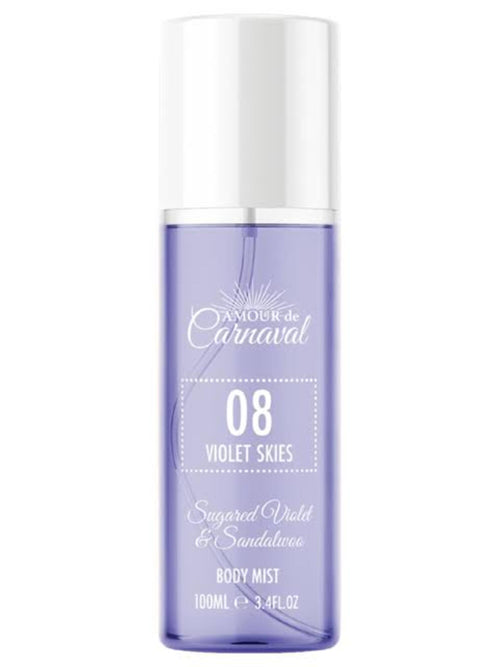 08 Violet Skies by Amour De Carnaval, 3.4 oz Body Mist for Women