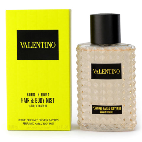 Valentino Born in Roma Golden Coconut, 3.4oz Hair & Body Mist women