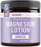 Nighttime Magnesium Lotion with Arnica by Magnum Solace, 5oz Lotion - Lavender