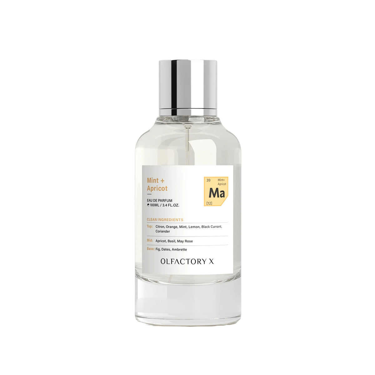 Mint + Apricot by Olfactory X, 3.4 oz Eau De Parfum Spray for Unisex