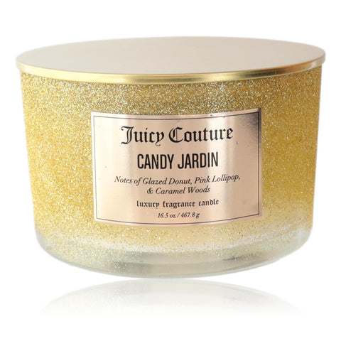 Juicy Couture 16.5 oz Soy Wax Blend 3 Wick Candle - Candy Jardin 