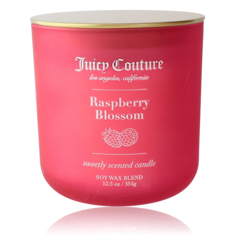 Juicy Couture 12.5 oz Fine Fragrance Candle - Raspberry Blossom 